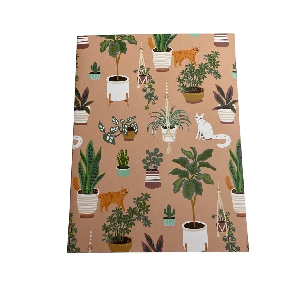 American Greetings Cats & Houseplants Stationery Note Cards Set Magnetic Box
